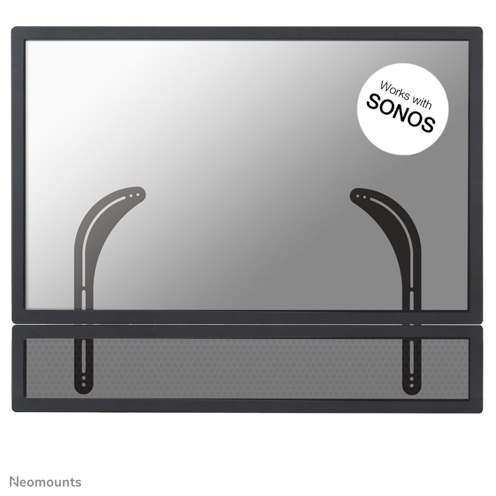 Neomounts NM-USP100BLACK Sonos soundbar holder - max 15 kg - screen installation